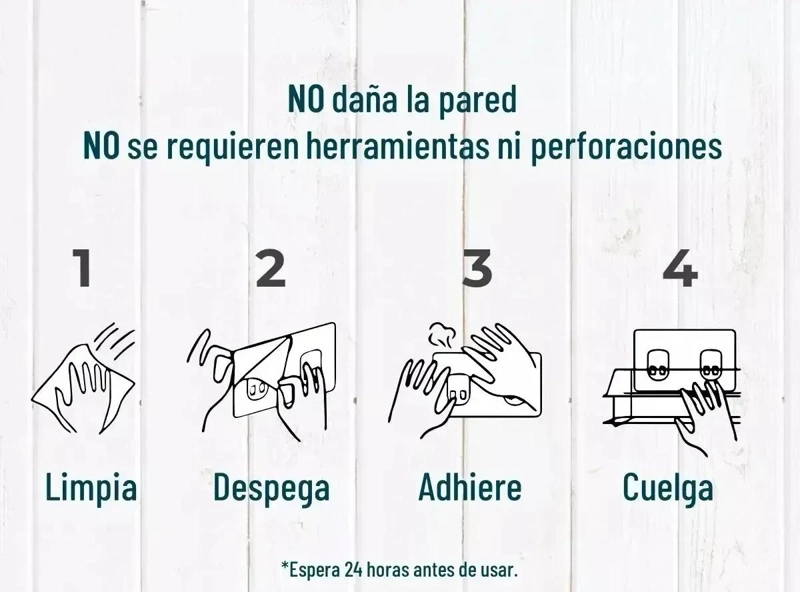 ORGANIZADOR DE DUCHA CON CANASTILLOS DE ACERO INOXIDABLE - 5