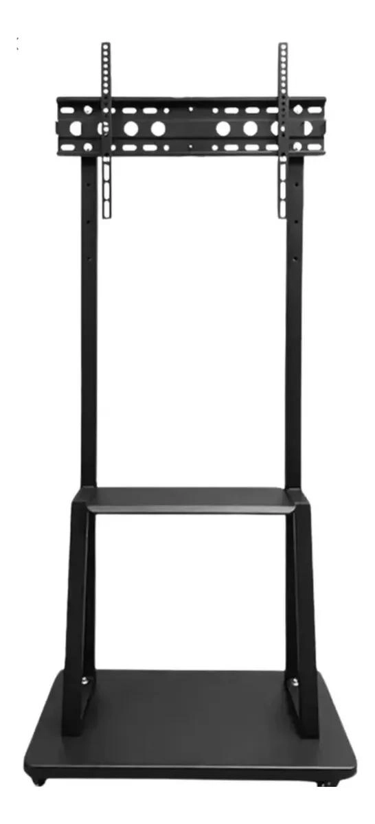 SOPORTE MOVIL PARA TELEVISOR CON REPISA AJUSTABLE Y ESTABILIDAD - 3