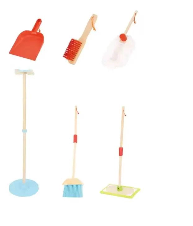 SET DE ASEO DIDACTICO DE MADERA PARA NIÑOS 6 PIEZAS - 3
