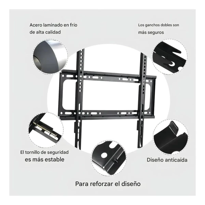 SOPORTE DE PARED PARA TELEVISORES DE 26 A 63 PULGADAS - 6