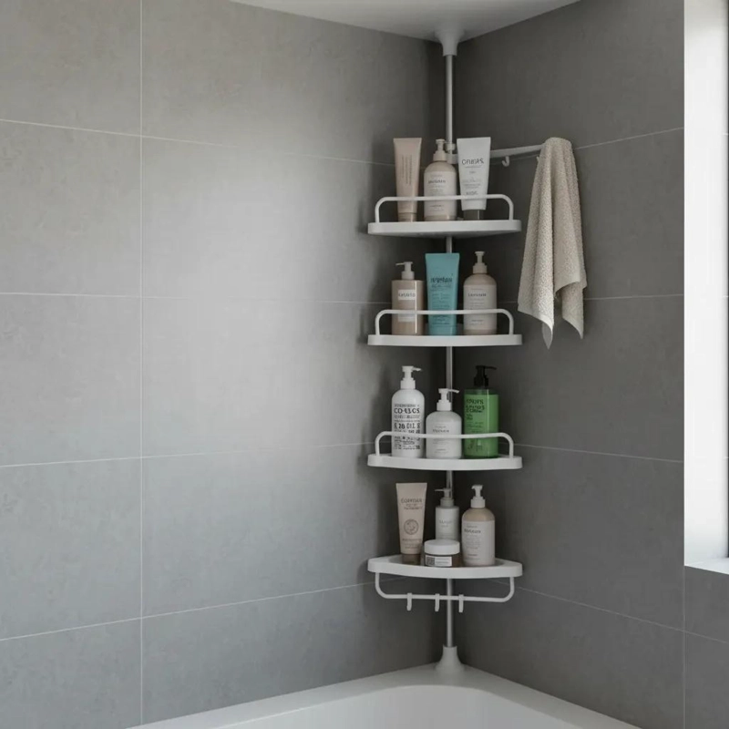 ESTANTE ORGANIZADOR ESQUINERO PARA DUCHA MULTIUSO - 3