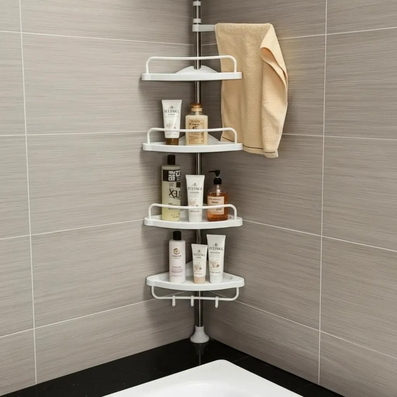 ESTANTE ORGANIZADOR ESQUINERO PARA DUCHA MULTIUSO - 4