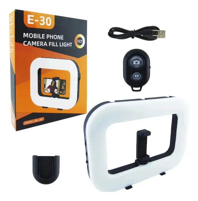 ARO DE LUZ LED PORTATIL RECARGABLE PARA FOTOGRAFIA Y VIDEOLLAMADAS - 3