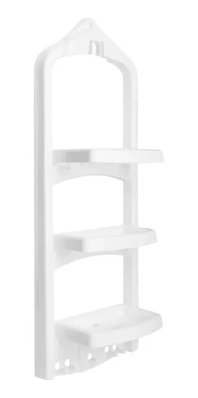 ORGANIZADOR DE DUCHA PLASTICO BLANCO PARA BAÑO - 1