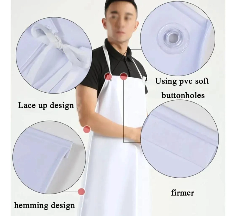 DELANTAL IMPERMEABLE DE PVC PARA USO PROFESIONAL Y DOME STICO - 4