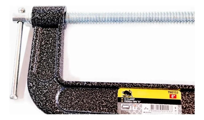 PRENSA G O C DE 8 PULGADAS PARA CARPINTERIA Y BRICOLAJE - 2