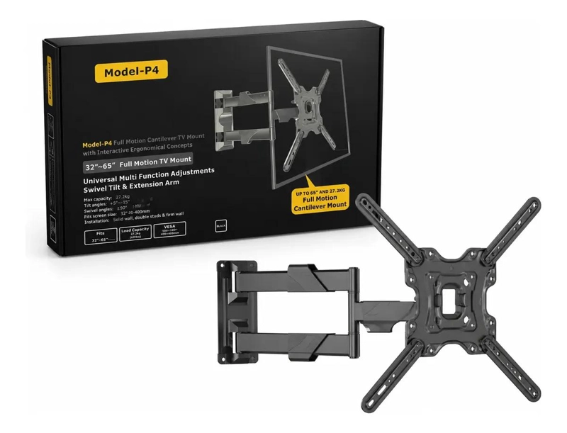 SOPORTE ARTICULADO PARA TV DE 32 A 65 PULGADAS CON MOVIMIENTO COMPLETO - 1