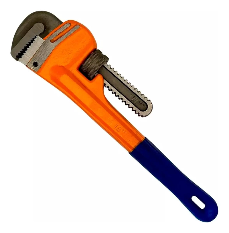 LLAVE AJUSTABLE 18 PULGADAS CON MANGO ANTIDESLIZANTE - 5
