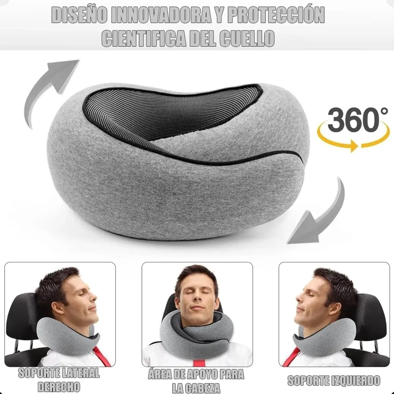 ALMOHADA ERGONOMICA DE ESPUMA VISCOELASTICA EN FORMA DE U - 3