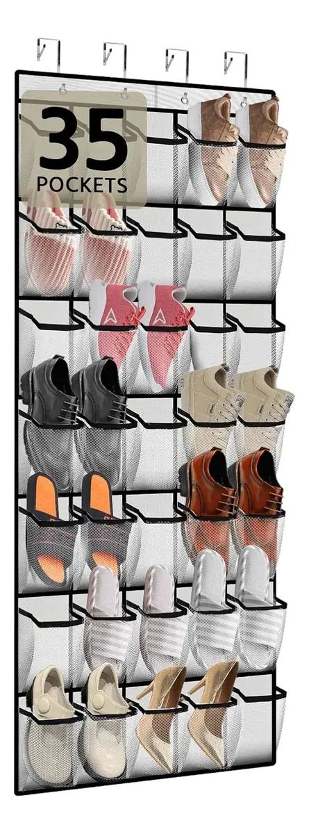 ORGANIZADOR DE ZAPATOS CON 35 BOLSILLOS DE TELA NO TEJIDA - 1