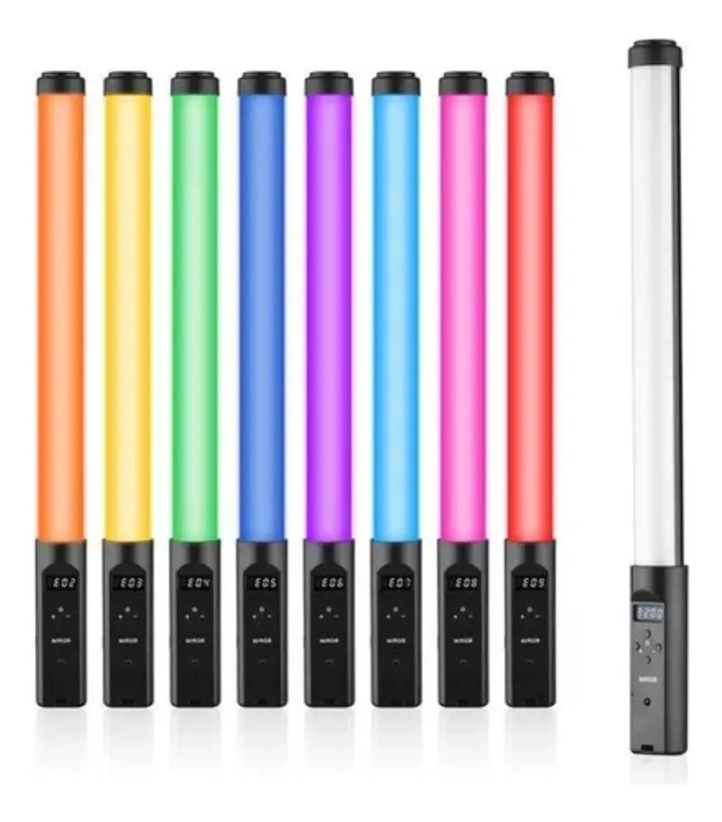 LAMPARA LED RGB CON CONTROL REMOTO Y BATERIA RECARGABLE - 6