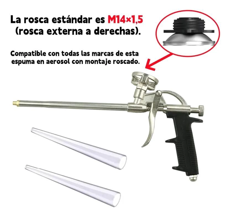 PISTOLA DE ESPUMA DE POLIURETANO PARA APLICACIONES VARIADAS - 4