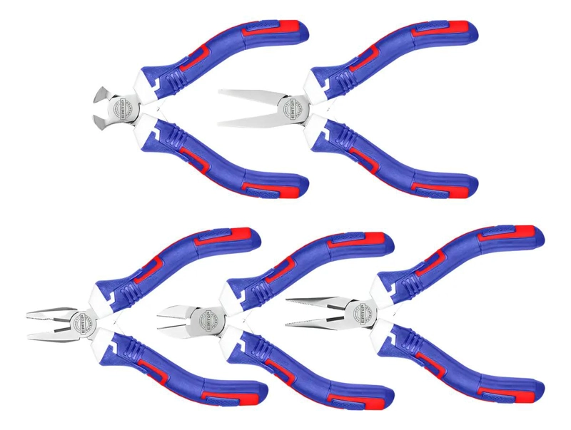 SET DE 5 MINI PINZAS DE 4,5 PULGADAS PARA BRICOLAJE - 1