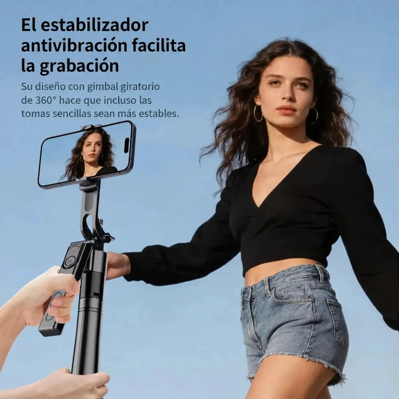 TRIPODE PLEGABLE CON GIMBAL INTELIGENTE Y CONTROL REMOTO - 4