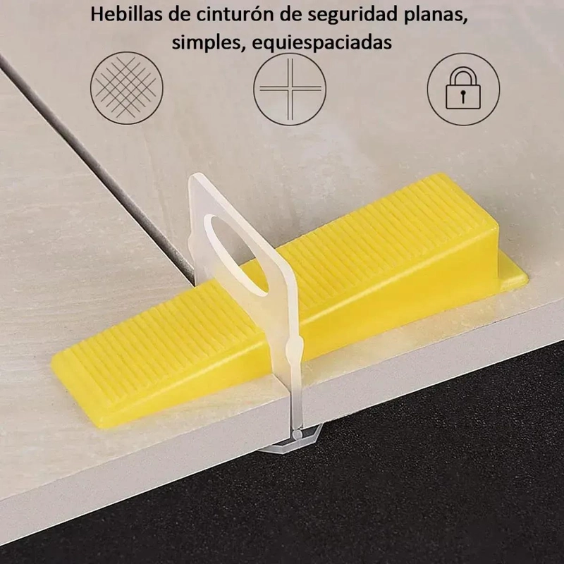 500 CLIPS SEPARADORES NIVELADORES PARA AZULEJOS DE 1,5MM - 4