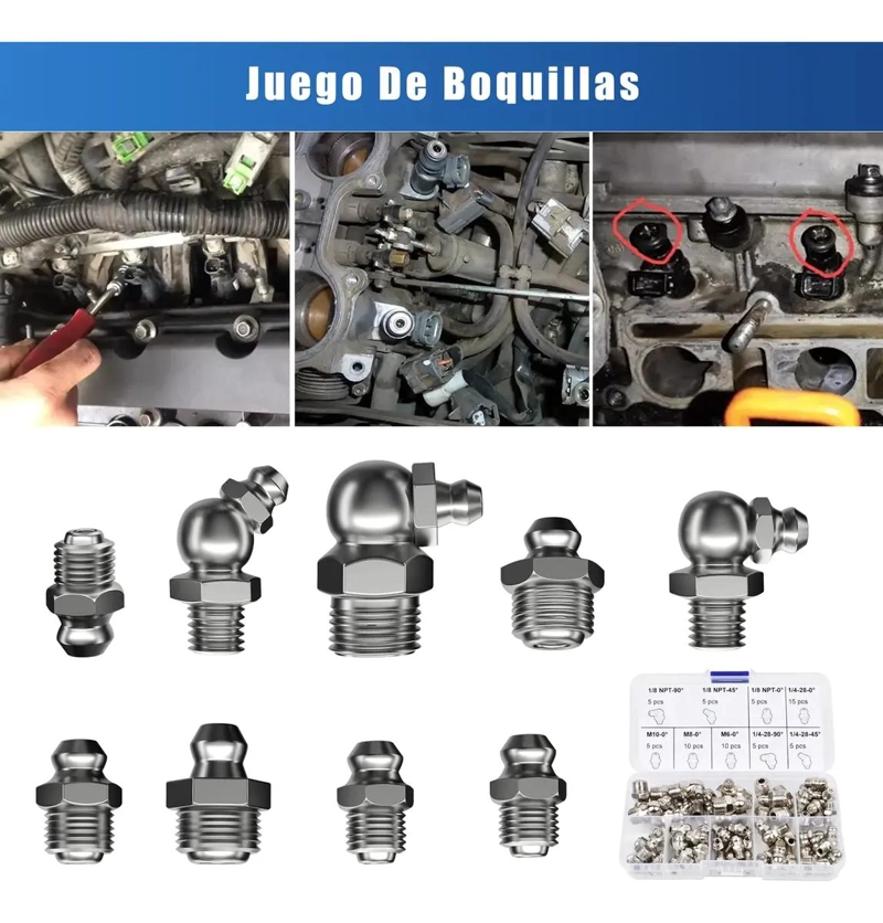 KITS DE HERRAMIENTAS PARA PISTOLA ENGRASADORA - 6
