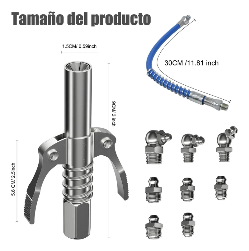 KITS DE HERRAMIENTAS PARA PISTOLA ENGRASADORA - 8