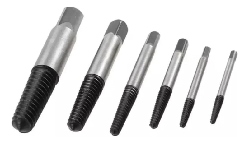 EXTRACTOR DE PERNOS PARA COLA DE CHANCHO 5 PIEZAS - 1