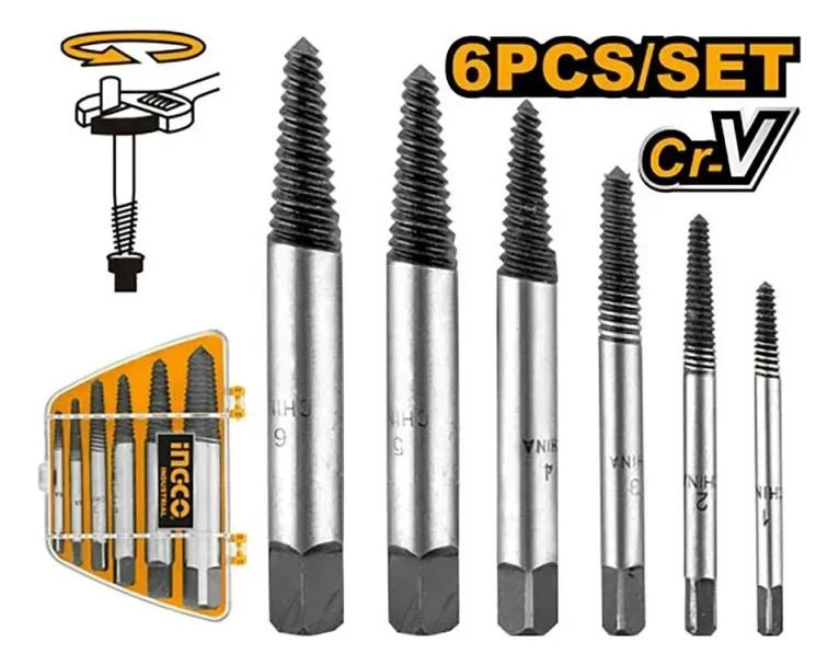 EXTRACTOR DE PERNOS PARA COLA DE CHANCHO 5 PIEZAS - 2