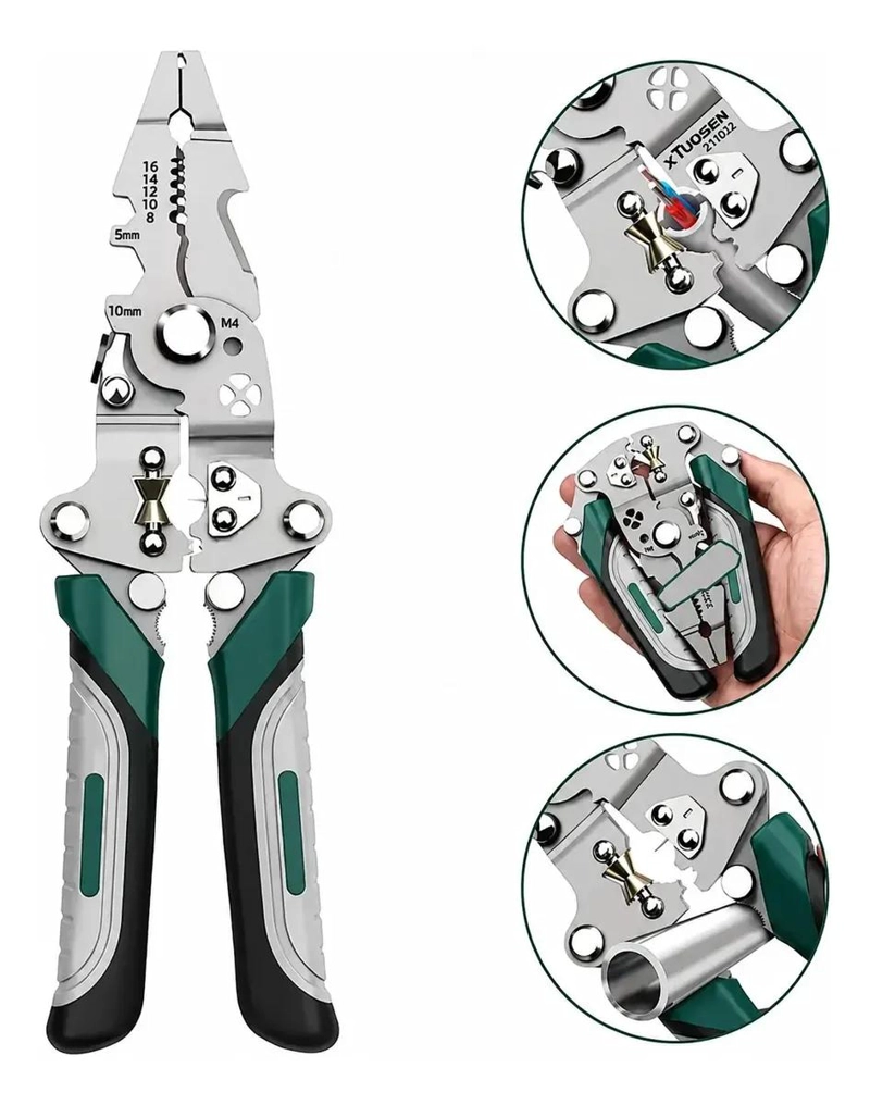 ALICATE MULTIFUNCIONAL PLEGABLE PARA ELECTRICISTA - 1
