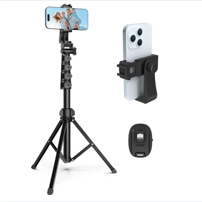 TRIPODE Y PALO DE SELFIE EXTENSIBLE PARA CELULARES Y CAMARAS - 1