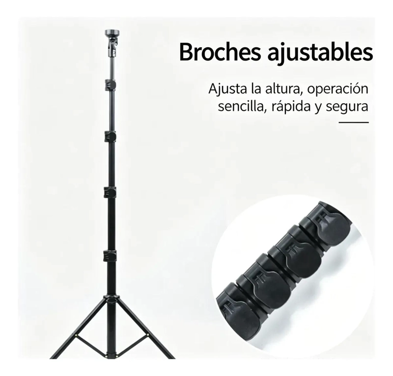 TRIPODE Y PALO DE SELFIE EXTENSIBLE PARA CELULARES Y CAMARAS - 4