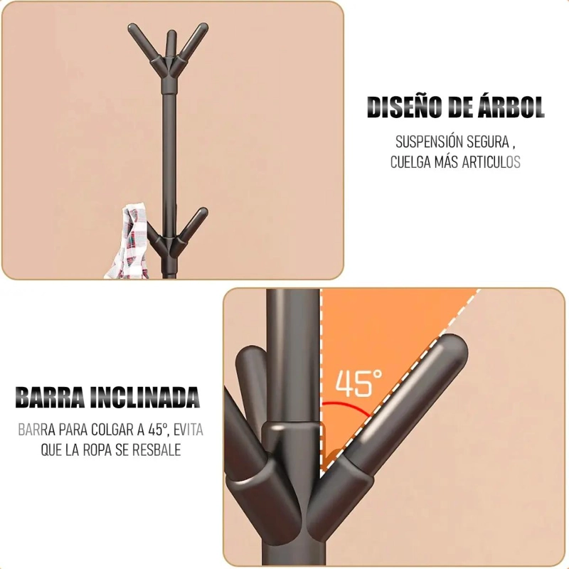 PACK DE 2 COLGADORES ORGANIZADORES PARA ROPA Y SOMBREROS - 7