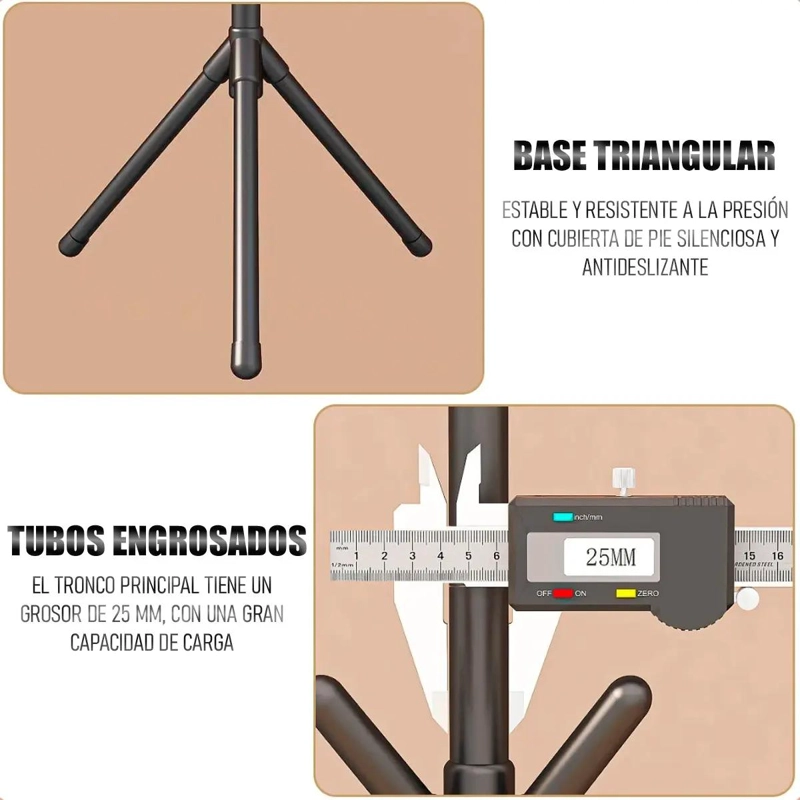 PACK DE 2 COLGADORES ORGANIZADORES PARA ROPA Y SOMBREROS - 8