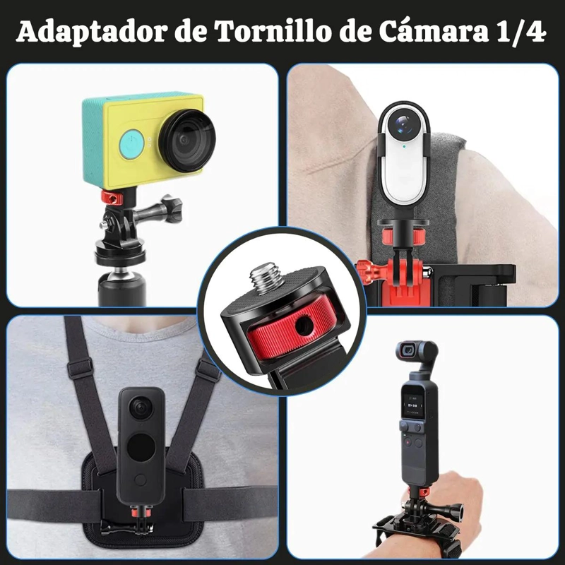 ADAPTADOR DE TRIPODE UNIVERSAL PARA CAMARAS Y ACCESORIOS - 3