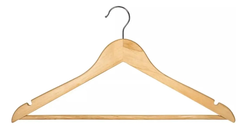 PACK DE 20 COLGADORES DE MADERA PARA ROPA INFANTIL - 2