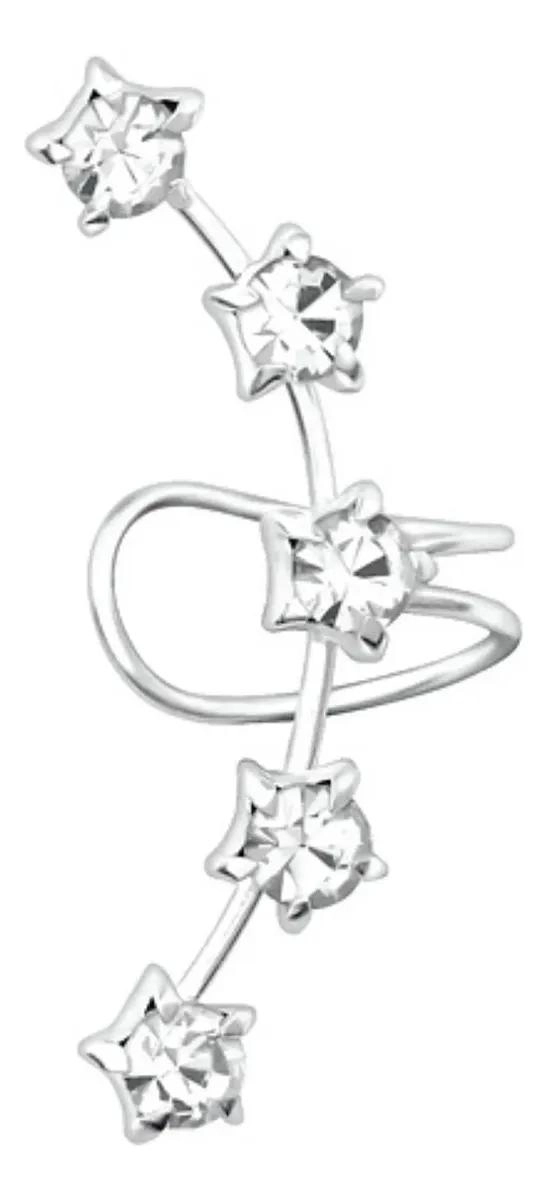 ARO EAR CUFF PRESION TREPADOR EN PLATA 925 SIN PERFORACION - 5