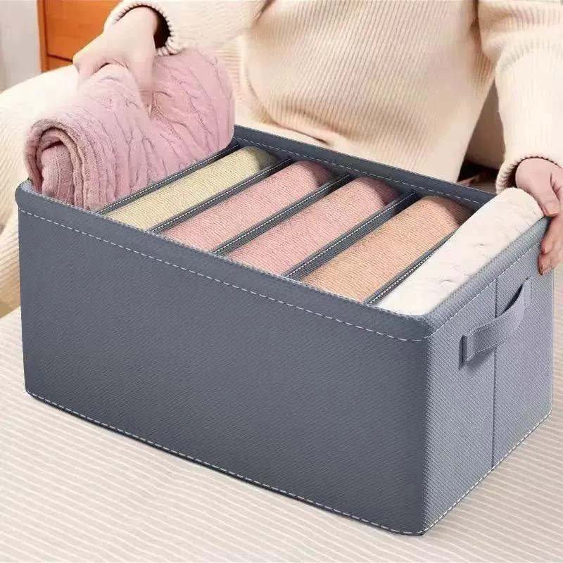 PACK DE 4 ORGANIZADORES DE ROPA CON 7 DIVISORES CUADRADOS - 6