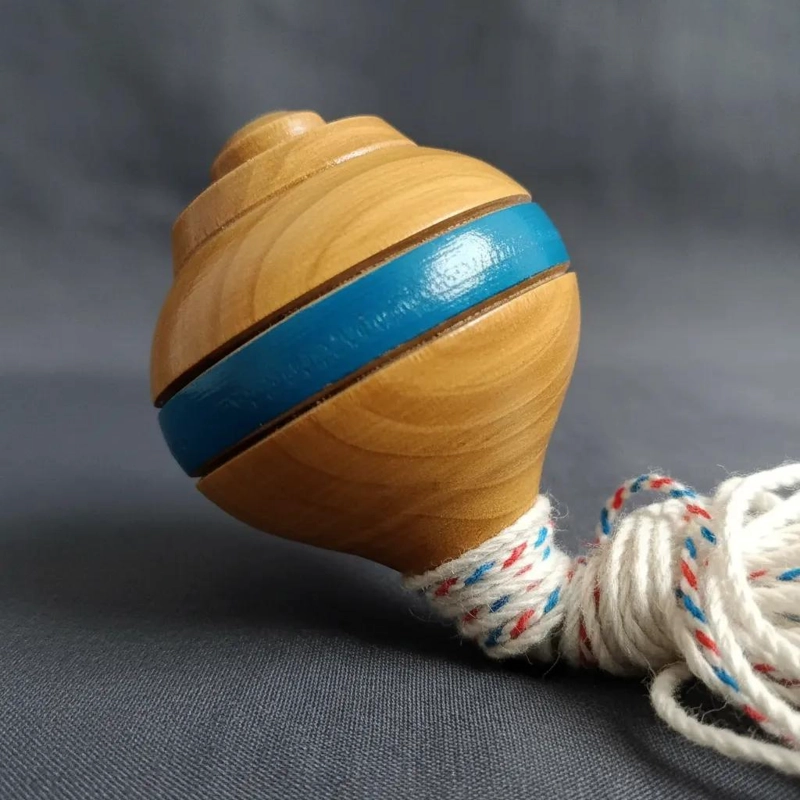 JUEGO TRADICIONAL EMBOQUE Y TROMPO CHILENO DE MADERA - 3