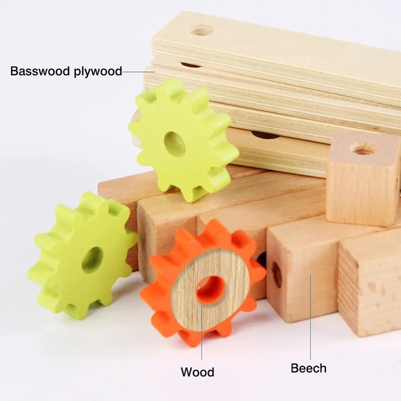 BANCO DE HERRAMIENTAS DIDACTICO DE MADERA PARA NIÑOS - 10