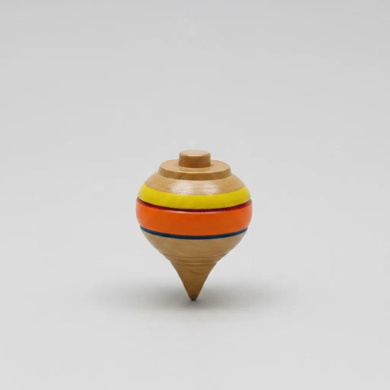 TROMPO DE MADERA TRADICIONAL PARA JUEGOS DE FIESTAS PATRIAS - 4