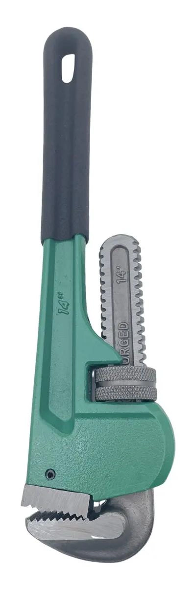 LLAVE PARA TUBOS DE 14 PULGADAS CON MANGO ANTIDESLIZANTE - 2