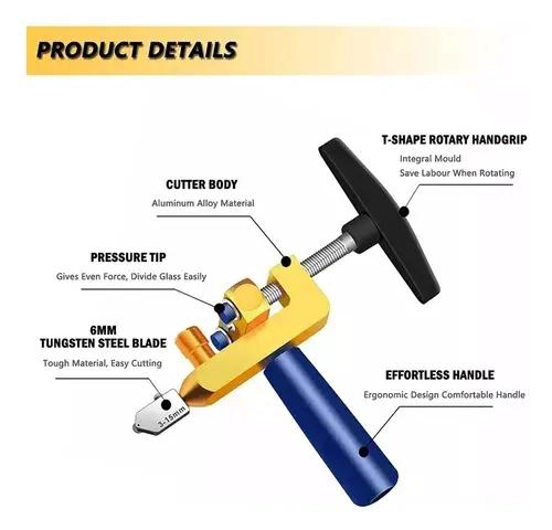 CORTADOR MANUAL MULTIFUNCIONAL PARA CERAMICA Y VIDRIO - 6