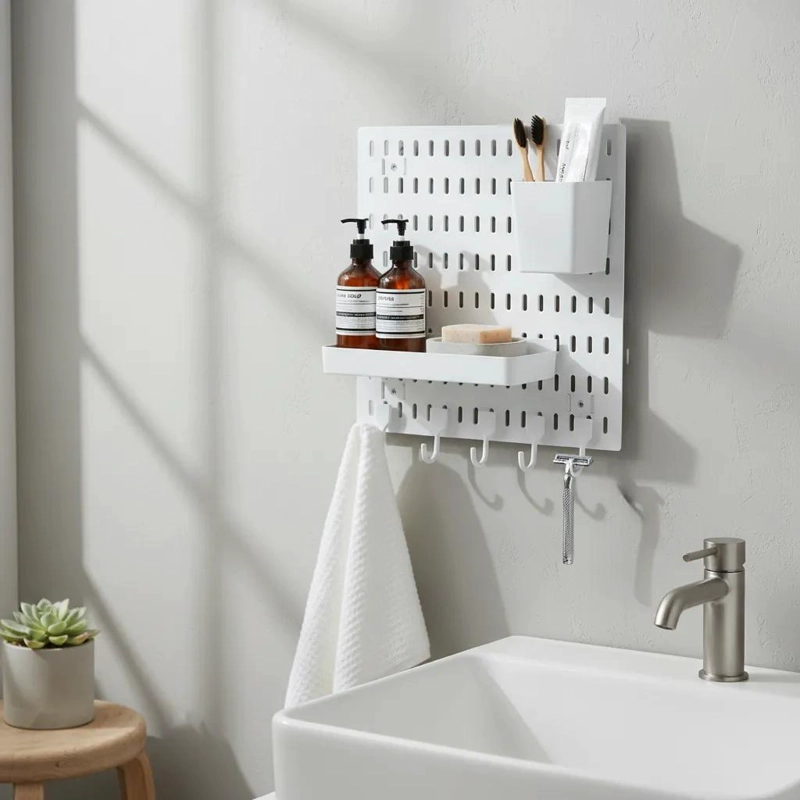ORGANIZADOR MULTIFUNCIONAL DE PARED PARA BAÑO Y COCINA - 7