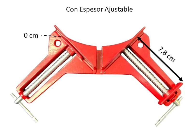 PRENSA ESQUINERO DE HIERRO PACK DE 4 UNIDADES - 5