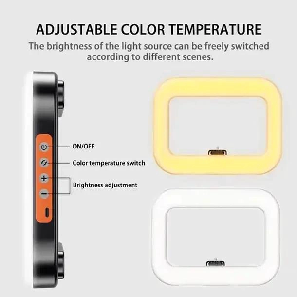ARO DE LUZ LED PORTATIL RECARGABLE PARA FOTOGRAFIA Y VIDEO - 5