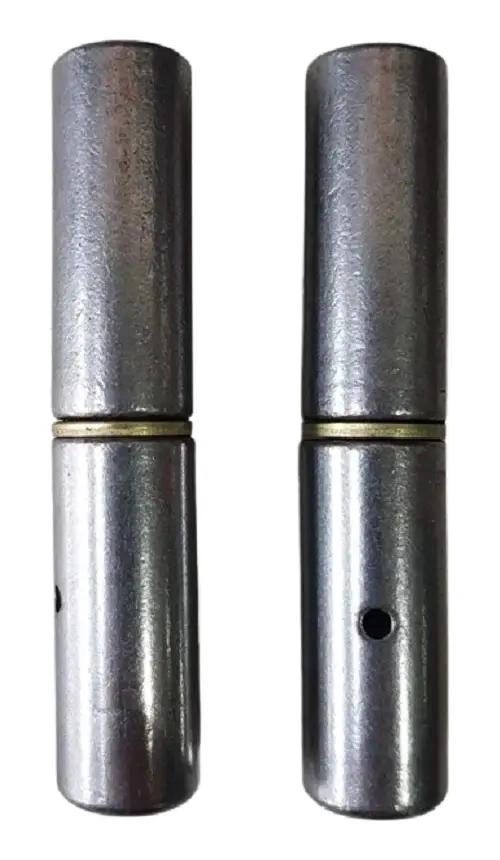 SET DE 2 POMELES DE ACERO AL CARBONO PARA PUERTAS - 1