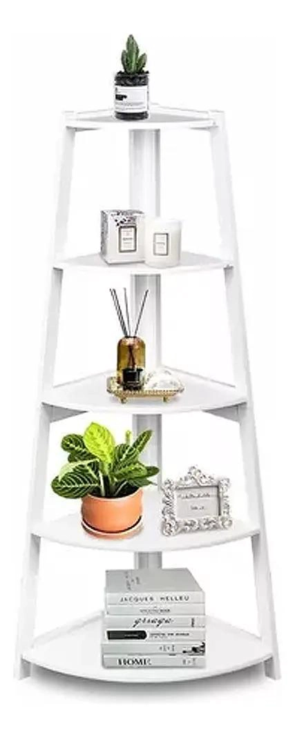 ESTANTE ESQUINERO ORGANIZADOR DE 5 NIVELES PARA BAÑO - 1