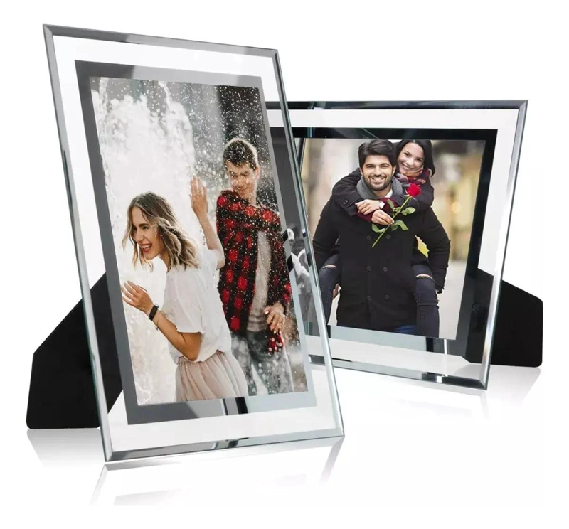 JUEGO DE 5 MARCOS DE FOTOS ACRILICO TRANSPARENTE 18X23 CM - 8