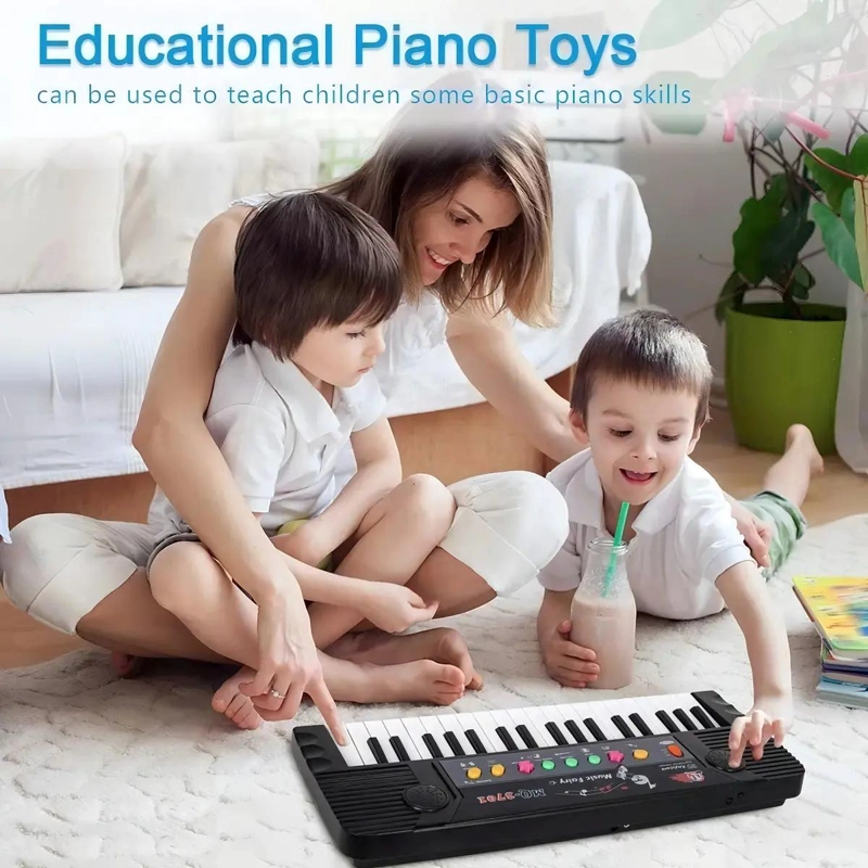 TECLADO MUSICAL INFANTIL 37 TECLAS CON MICROFONO Y USB - 5