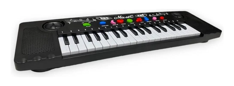TECLADO MUSICAL INFANTIL 37 TECLAS CON MICROFONO Y USB - 7