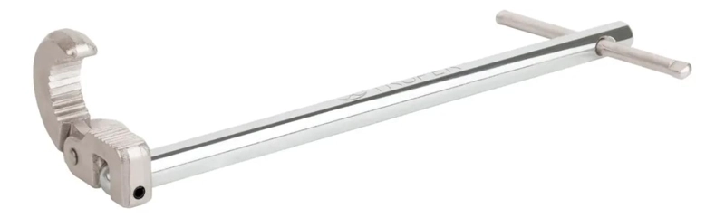 LLAVE PLOMERO DE ACERO CROMADO 30,48 CM - 1
