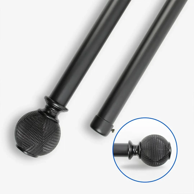 BARRA METALICA EXTENSIBLE PARA CORTINAS AJUSTABLE DE 160 A 300 CM - 3
