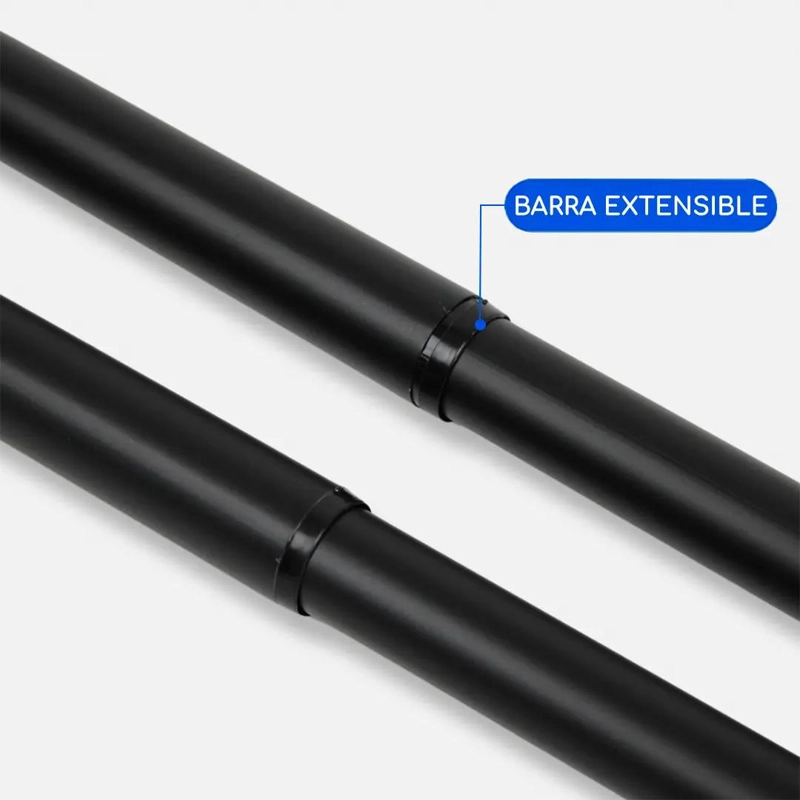 BARRA METALICA EXTENSIBLE PARA CORTINAS AJUSTABLE DE 160 A 300 CM - 7