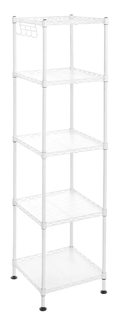 ESTANTERIA ORGANIZADOR AJUSTABLE DE 5 NIVELES EN COLOR BLANCO - 1