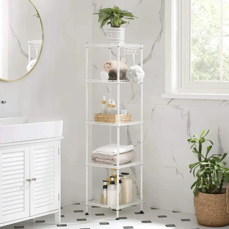 ESTANTERIA ORGANIZADOR AJUSTABLE DE 5 NIVELES EN COLOR BLANCO - 7